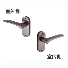 Kawaguchi Giken DJ-20-1K-TBR Door Knob, J Lever Kobanza Lock, Brown