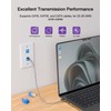 VCE 50 Pack Cat6 RJ45 Keystone Jack Insert UL-Listed, 90
