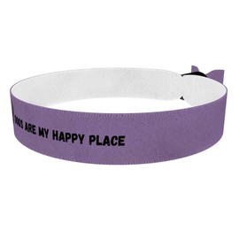 Hundemotiv Armband - Stoffarmband mit Hundemotiv für Hundeliebhaber - Wasserfestes Satin Armband - Geschenke für Hundeliebhaber - Handgemachtes Armband für Tierfreunde - Stilvolles Hundearmband