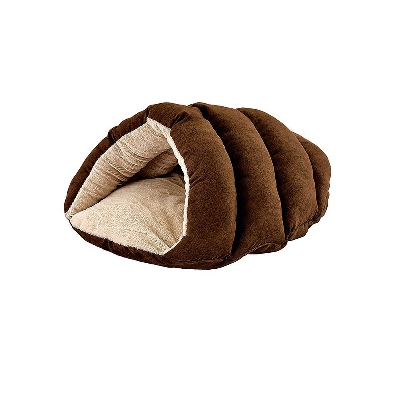 SPOT Ethical Pets Sleep Zone Cuddle Cave - 22” Chocolate