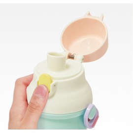 Skater PSB5SANAG-A Snoopy Pop Color Water Bottle, 16.9 fl oz (480 ml), For Kids, Antibacterial, Plastic, Made in Japan