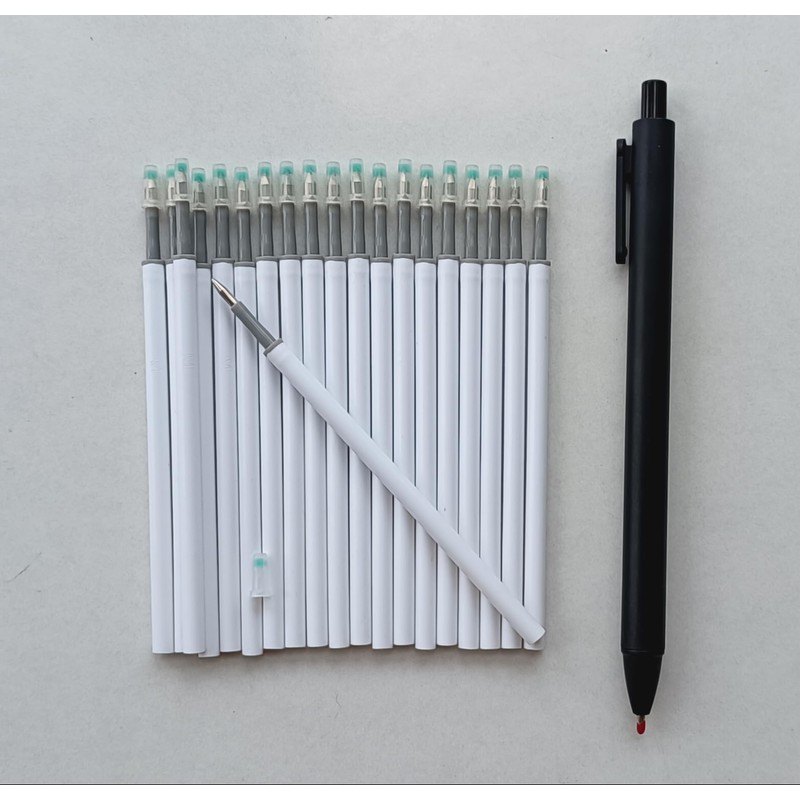 Twokiln 0.5 mm Pen Refill Black 4.3 Inch Gel Ink