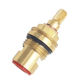 Meyffon 45882000 Ceramic Cartridge Compatible with Grohe Faucet Cartridge 1/2 Inch 1/4 Turn Open 90 Degrees Left Clockwise Close Hot Water for Ceramic Cartridge