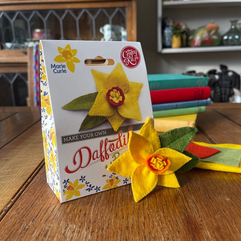 Marie Curie Make-Your-Own Felt Daffodil Pin Craft Kit