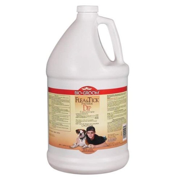 Bio-Groom Flea and Tick Pyrethrin Dip Dog/Cat Concentrate, 1-Gallon