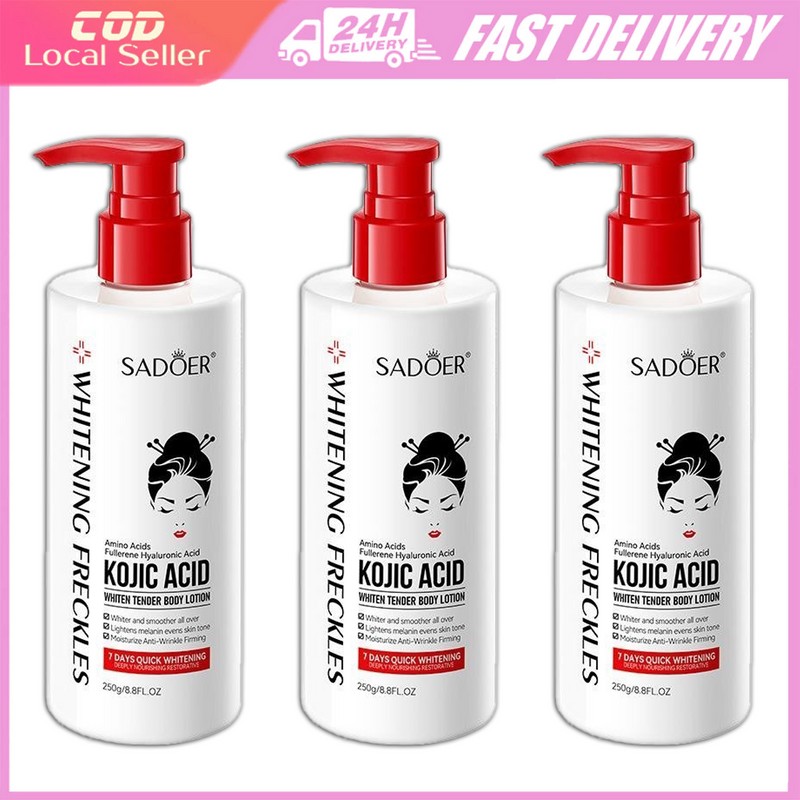 Kojic Acid Whitening Body Lotion 250g Brightening & Moisturizing Formula