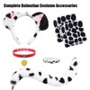 Dalmatian Costume Set with Dalmation Ears Headband Dalmatian Tail Choker