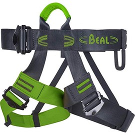 Beal Nopad Grey - Versatile Simple All-Round Climbing Harness, One Size - Colour Grey - Green
