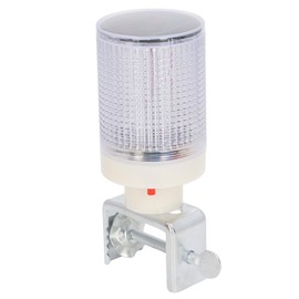 Solar Strobe Warning Light, LED Solar Warning Lamp with Red Blue Flashing Alarm, Solar Panel Strobe Light Beacon Lamps for Construction Safety Road Barricade Traffic