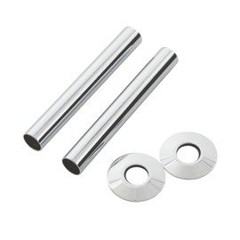 Arroll Pipe Shroud Kit Chrome 130 x 18mm