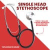 Single Head Lightweight Stethoscope for Doctors, Nurses, Students, Medical, &