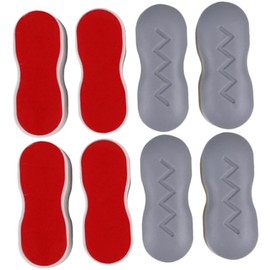 LALAFINA 8Pcs Toilet Seat Bumper Replacement Kit Toilet Risers for Enhanced Comfort Durability for Home Hotels and Reduces Noise and Protects Surfaces