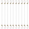 12 Inch White Bungee Cords 10 Pcs Elastic Rope Rubber