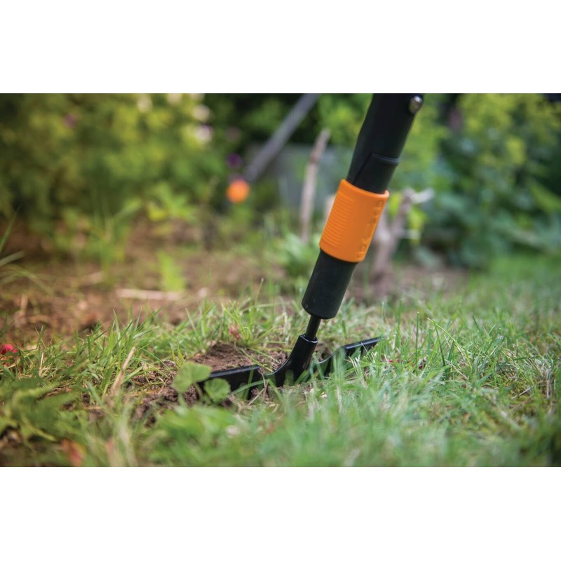 Fiskars lawn edger, tool head, width: 19 cm, boron steel,