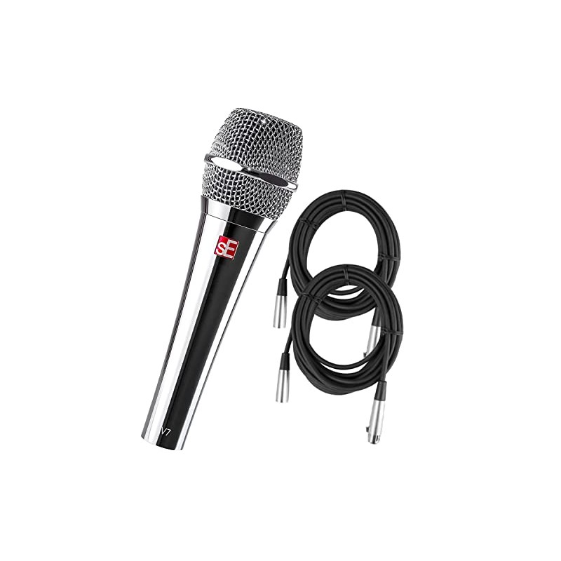Briskdrop sE Electronics V7 Studio Grade Handheld Microphone Supercardioid Chrome