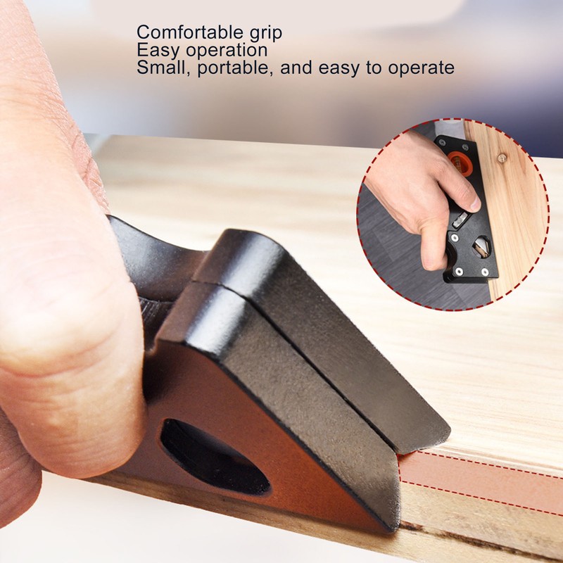 Chamfer Plane Aluminum Alloy Woodworking Hand Planer for Quick Edge