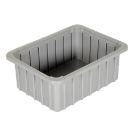 Vestil RDC-1000-DPN Plastic Drip Pan With Brackets For Deluxe Rotating Drum Cart Gray