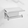 Stainless Steel Wall Mounted Toilet Roll Paper Holder with Mobile