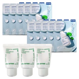 Innisfree Retinol Cica Trace Ampoule Gel Mask (23mL) 10 sheets+ / 이니스프리 레티놀 시카 흔적 앰플 겔 마스크 (23mL) 10매+
