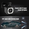 QUICTO QUICTO Car Backup Camera, Waterproof Ultra HD 12 LED