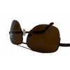 square aviator BIFOCAL READING SUNGLASSES brown frame brown lens 100%