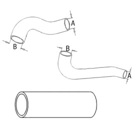 RAParts Replacement 3-Piece Hose Kit 402191R1 Fits Case-IH Tractor Models