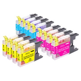 Veson 12x Printer Cartridges Compatible with Brother LC-1220 LC-1240 XL for Brother LC-1220 LC-1240 DCP-J525 W MFC-J430 W MFC-J5910 DW MFC-J625 DW MFC-J6510 W MFC-J6710 DW MFC-J6910 DW