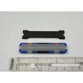 LED Ready Lightbar 1/18 LED Ready Whelen Edge Massachusetts Police Lightbar Blue Clear Amber Red