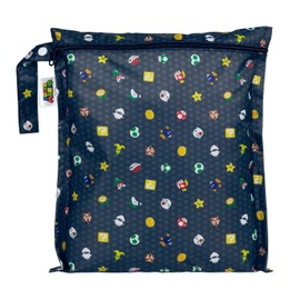 Bumkins - Bolsa húmeda impermeable para bebé, viajes, traje de natación, pañales de tela, piezas de bomba, piscina, playa, ropa de gimnasio, artículos de cambiador, gancho para carriola, guardería