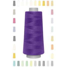 Nähmit - Gütermann Overlock Thread Toldi-Lock 2500 m / Toldilock + Free Colour Card (31-5745-Purple)