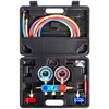 YSTOOL 3 Way AC Manifold Diagnostic Gauge Air Conditioner R1234yf