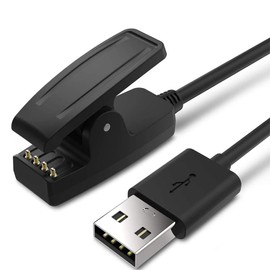 Garmin Charging Cable 100cm ForeAthlete 230J 235J 630J 35J 645 Music/Approach G10 S20J /Vivomove HR/Forerunner 35 35J 230 235 630 645 Music 735XT Smart Watch Charger Fast Charging Black