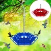 Hummingbird Feeder for Outdoors Hanging Bird Water Feeder, Blue