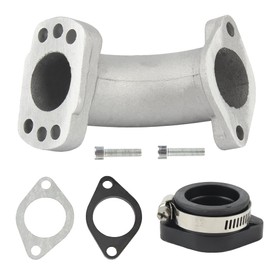 ABCERRSI 28mm Manifold Intake Inlet Pipe Compatible with Gaskets 110cc 125cc 140cc 150cc 155cc 160cc Engine Pit Dirt Bike Go Kart ATV Quad