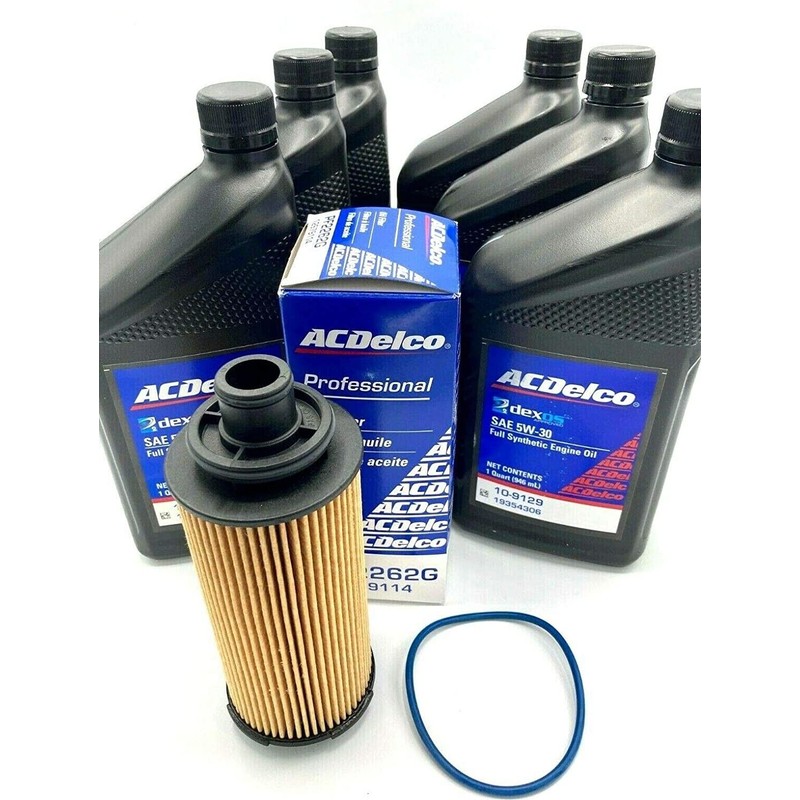 AcDelco dexos2 10-9129, 5W-30 Oil Change Kit - 2016-20 Colorado/Canyo