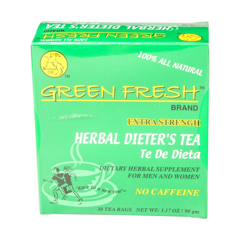 Green Fresh Extra Strength Herbal Dieters Tea (30 Count), 2.11