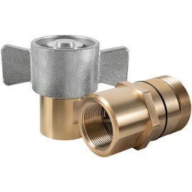 1-1/2" NPT Wet-Line Wing Nut Hydraulic Quick Disconnect Coupler - for Parker 6100, Eaton 5100, Dixon W, Faster FB, Snap-Tite 78, Stucchi W, DNP Series