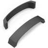 FURNIWARE Pack of 10 Black Cabinet Handles, Cupboard Handles Drawer