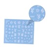 FOMIYES DIY Snowflake Nail Stickers 60 Sheets French Tip Press
