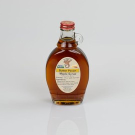 Butter Pecan Maple Syrup – Exceptionally Crafted – Made In The USA With Pure Maple Syrup And Natural Flavoring – By Dragonwood (8 fl oz)