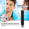 Edge Safety Razor Stainless Steel Manual Shaving Razor Long Handle