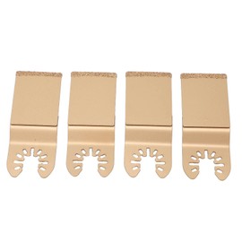 4 x Oscillating Saw Blades Multitool Blades Diamond and Carbide 1.3 Inch with Independent Packaging for Hard Material