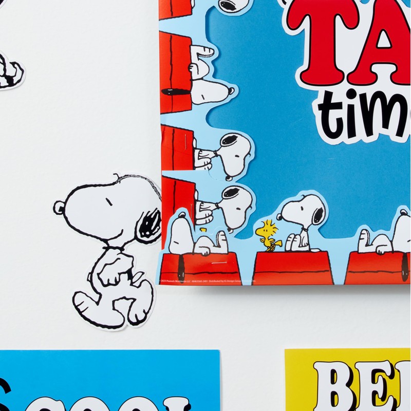 Eureka Peanuts Snoopy Paper Cut-Out Classroom Decorations for Teachers, 36