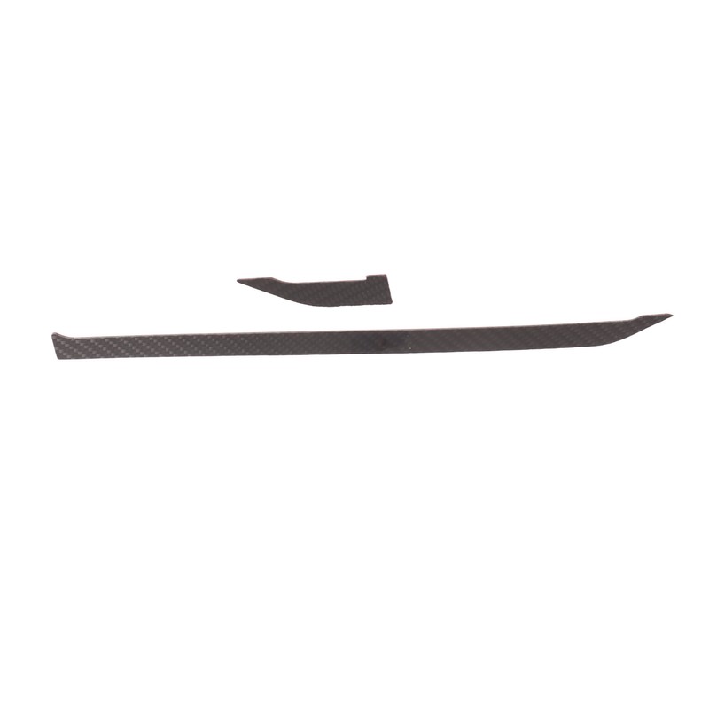 2PCS UTV Center Console Trim Carbon Fiber Smooth Surface Replacement