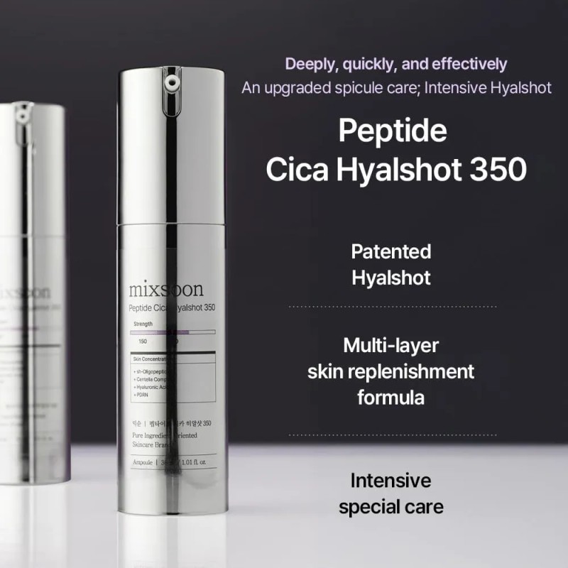 Serum Peptide Cica Hyalshot 350 30ml Mixsoon Todo Tipo De