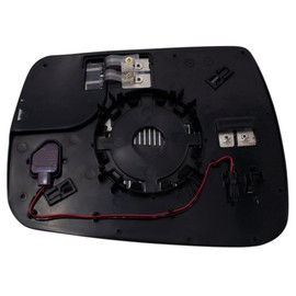 LORKDEEM Exterior Mirror Glass Heated Blind Spot Passenger Side Backing Plate MGA09991,Easy to install,Free return