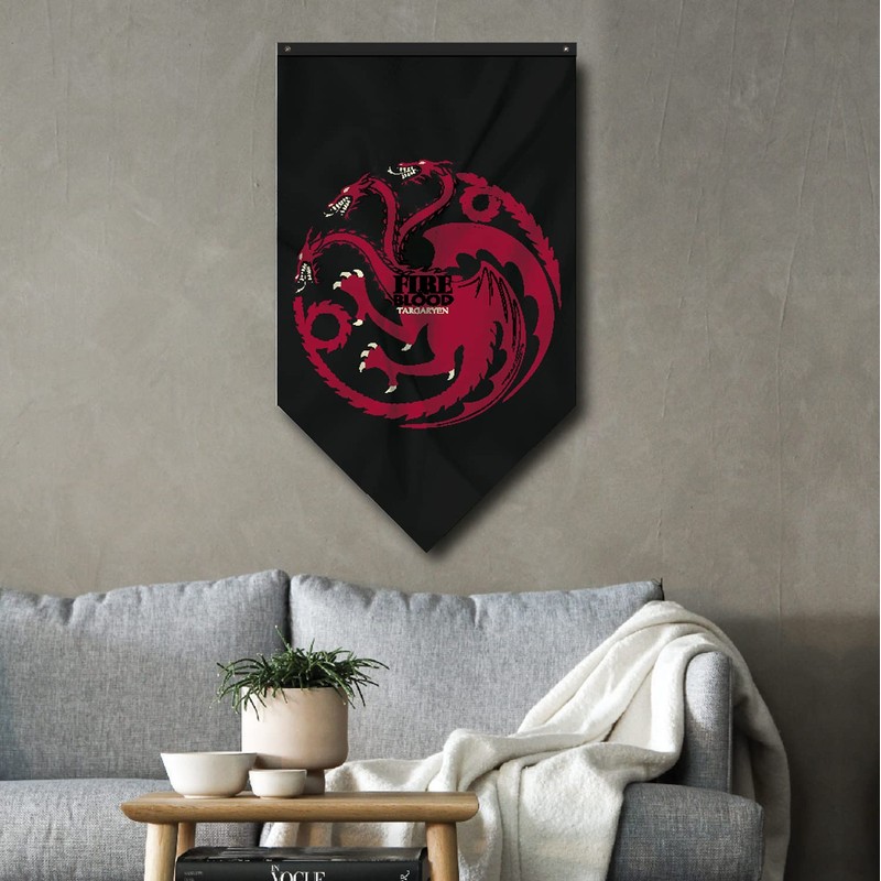 Game of Thrones Targaryen House Sigil Banner Indoor Fabric Wall