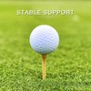BIRDIEBLAST Bamboo Golf Tees 200 Pack, 1-1/2", 2-3/4", 3-1/4" Available,