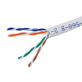 bulk 1000 FEET SOLID COPPER WHITE CAT5e ETL UL LISTED 350Mhz PROFESSIONAL GRADE COMMERCIAL NETWORK CABLE BULK PULL BOX