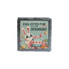 Egg-Cited for Easter Shenanigans! Slate Coaster (slco-kf25-eggcitedhg)